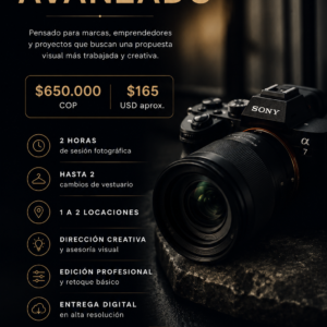 Paquete fotográfico avanzado