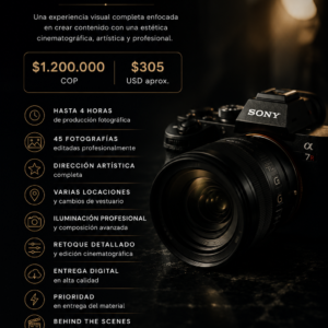 Paquete fotográfico premium